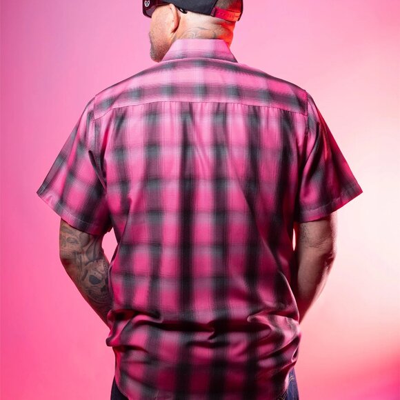 Dixxon x KEEP A BREAST - 13% BCA - Collab Short Sleeve Bamboo Shirt - Men's M - Picture 7 of 10